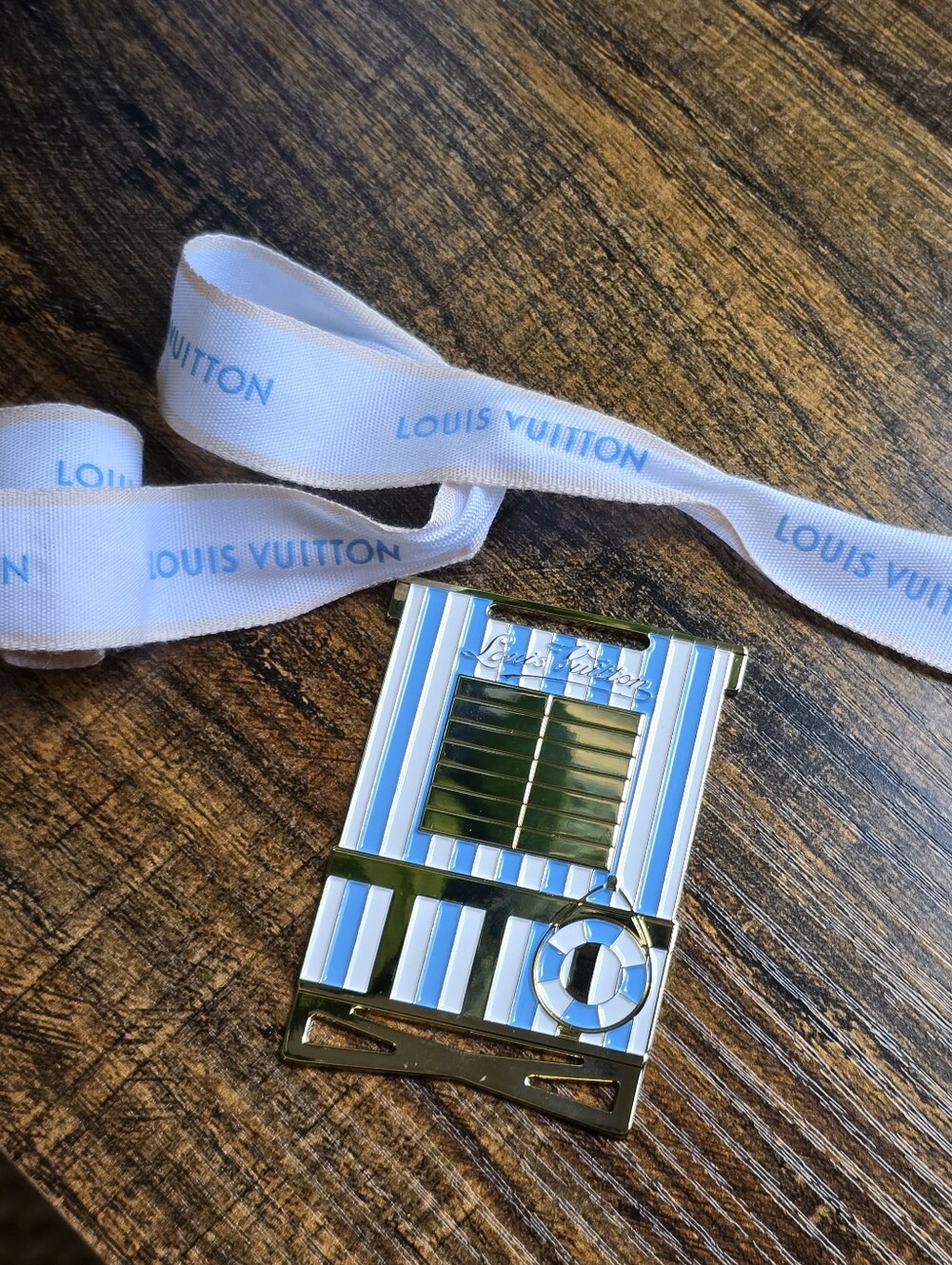Louis Vuitton Resort Collection Ornament & 52" Ribbon